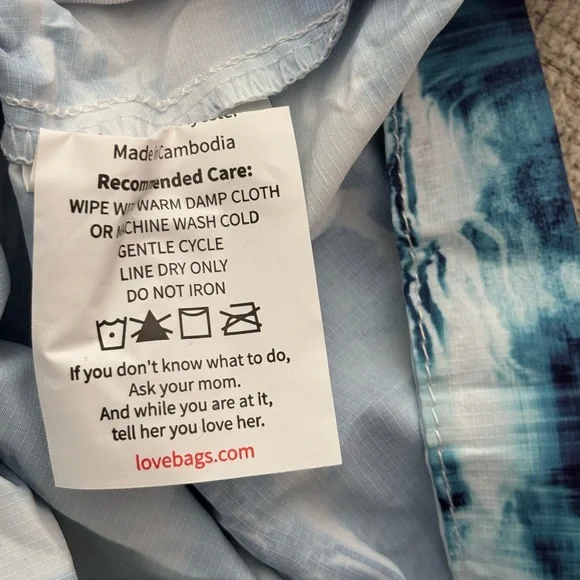 Ocean Tyde Blue and White Bag - Picture 4 of 11